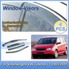 For Volkswagen VW Touran T1 2003-2015 2014 Window Door Visor Vent Awning Sun Rain Wind Guard Cover Deflector Car Accessories