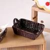 Mini Bread basket decoration, resin crafts, house decoration accessories miniature food bread basket, DIY miniature scene art project