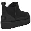 UGG Alina Ultra Mini Platform Round Toe Fashion Comfortable Short Boots Women Boots Black 1166753-BLK