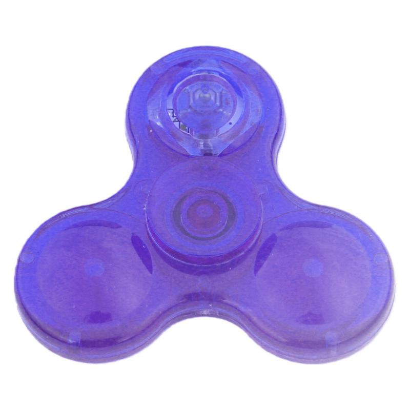 Three-Finger Light-Up Fingertip Gyroscope EDC Decompression Toy for Kids