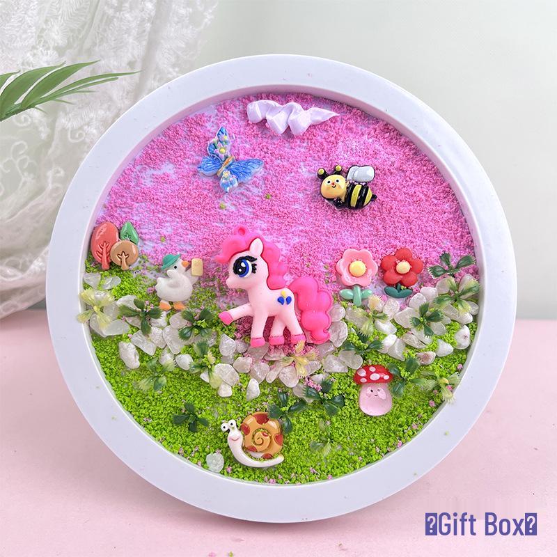 Natural Conch Seashell Beach Photo Frame: Hand-Painted DIY Decorative Texture Painting Kit for Kids