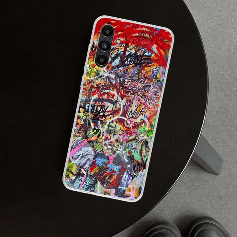 Graffiti Fashion Cool Phone Case Cover for Samsung Galaxy A17 A16 A26 A36 A56 A57 A37 A15 A25 A35 A55 A14 A24 A34 A54 A13 A23 A3