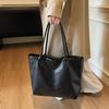 Women's Fashion Versatile PU Large Capacity Tote Bag