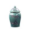 Classic Ceramic Tea Box Home Candy Sealing Jar Hexagonal Plum General Jar Table Top Flower Arrangement Vase Home Decoration New