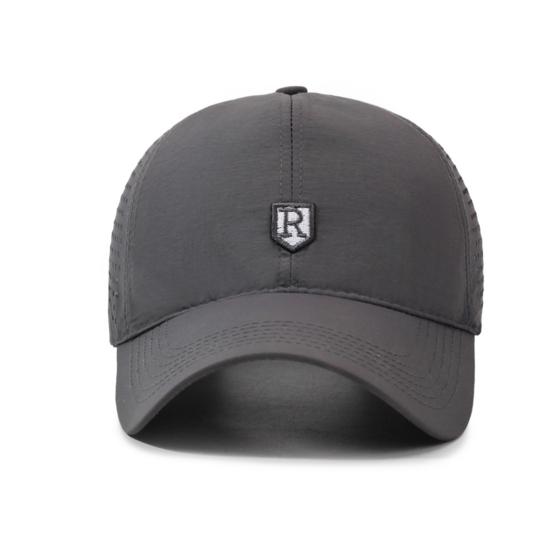 Baseball Hat Quick-Drying Fabric UPF Sun Protection Adjustable Back Buckle Breathable Mesh