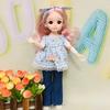 16 Sd 30Cm With Clothes Attractive Eyes With Wig Make Up Princess Dress Up Elegant Long Hair Princess Makeup Ball Joint