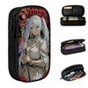 Frierens The Slayer Heavy Metal Pencil Cases Pencilcases Pen Holder for Student Big Capacity Pencil Bags Cosmetic Stationery