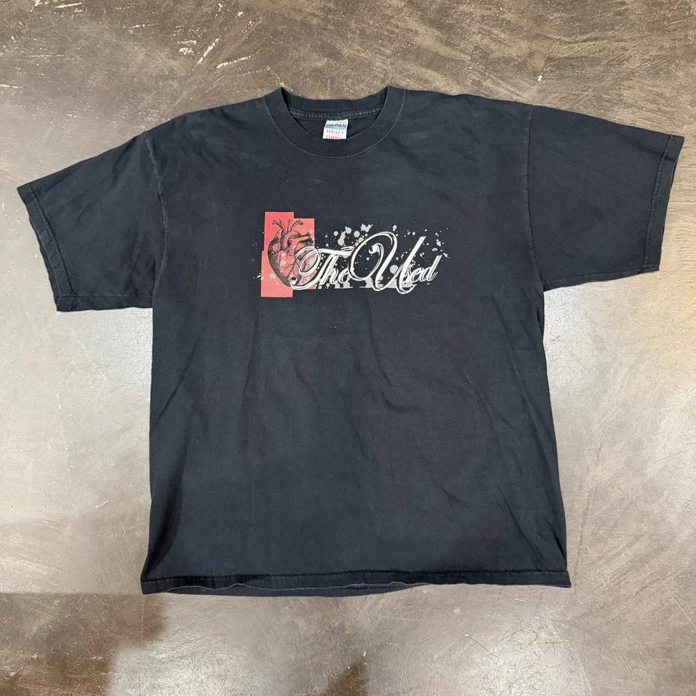 Y2K The Used Band Cotton Black Shirt Unisex Concert S5XL R213 S
