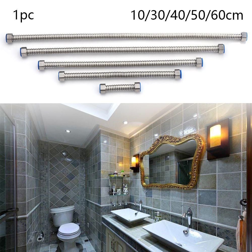 G1/2" Thickened Extendable Durable Stainless Steel Corrugated Pipe Hose Tube Water Heater Connector Plumbing