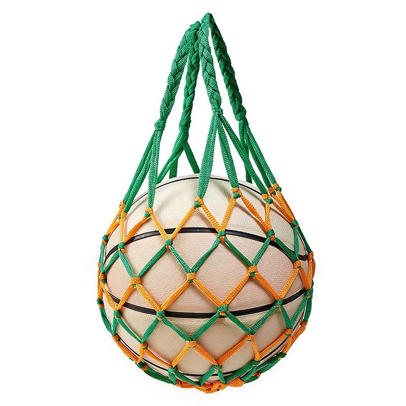 Football Net Bag Nylon Bold Storage Single Ball Carry Portable Equipment Outdoor Sports Soccer Basketball Volleyball
