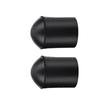 2pcs Double Bass Endpin Rubber Tip Stopper Black Protector End Cap Accessory