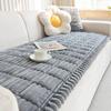 Winter Warm Thickening Plush Cushion New Corduroy Quilted Sofa Towel Couch Cover L-shaped Sectional Anti-slip Modern Sofa Cover