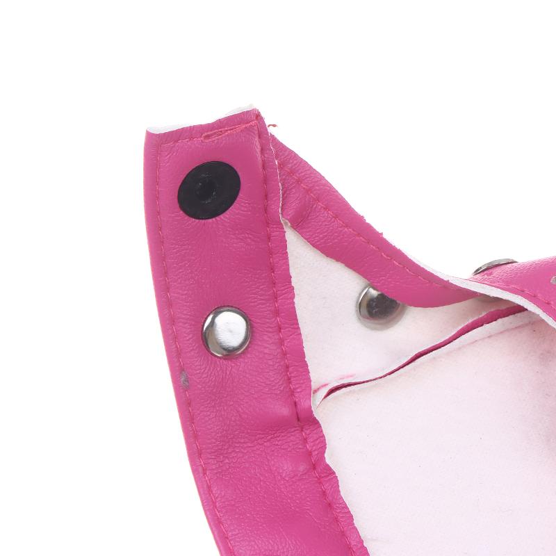 Stage Performance Leather Women Man Half-Finger Rivet Gloves Nightclub Dance Fashion Punk Hip-Hop Half Finger Mittens
