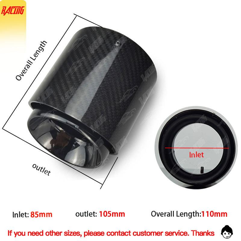 

1 carbon fiber exhaust muffler head suitable for Mini Cooper no log version F54 F55 F56 F57 F60 R55 R59 R60 R61