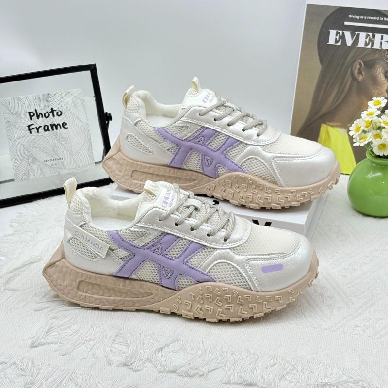 Mesh breathable casual shoes women's summer new fashion versatile comfortable transparent color matching will be trendy