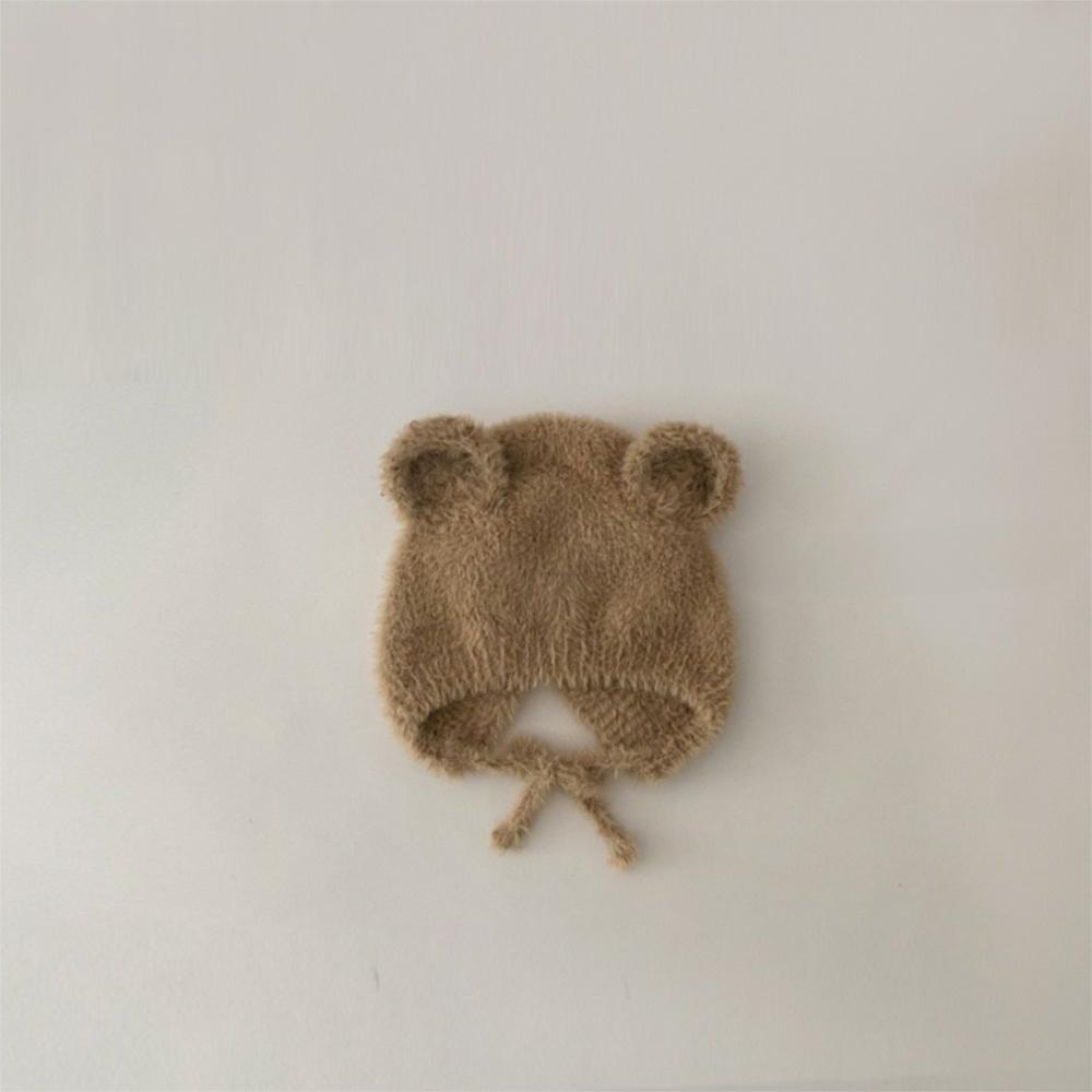 Soft Knitted Warm Hat Windproof Ear Protection Hats Fashion Newborn Bonnet Hat  Kids