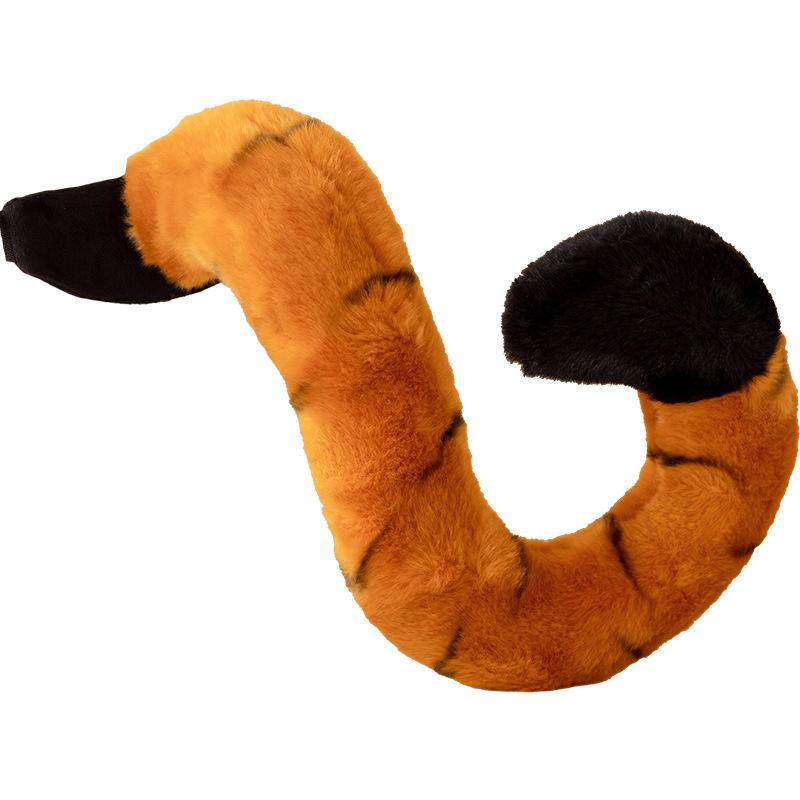 

Хвост тигра Имитация Плюшевая игрушка Косплей Реквизит Детские костюмы Выступление жёлтый