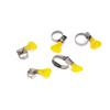 New 25PCS 8MM-32MM Key Type Adjustable Stainless Steel Hose Clamp Pipe Clamp