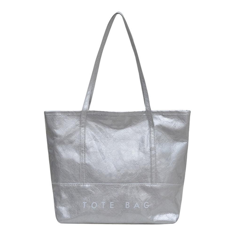 Solid Color Transparent Jelly Bag Multi Function Letter Prints Handbags Cute Armpit Bags Summer