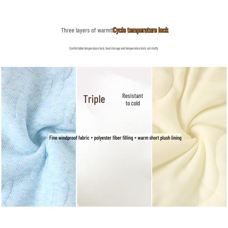 Thickened Winter Baby Bodysuit: Warm Padded Long Sleeve Romper for Newborns