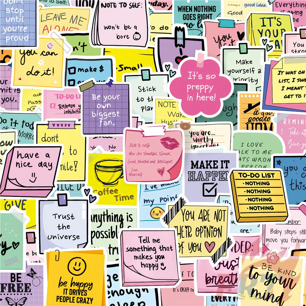 100Pcs/Set Funny Healing Label Art Series 01 Stickers DIY Scrapbooks Album Decor Decals Stickers