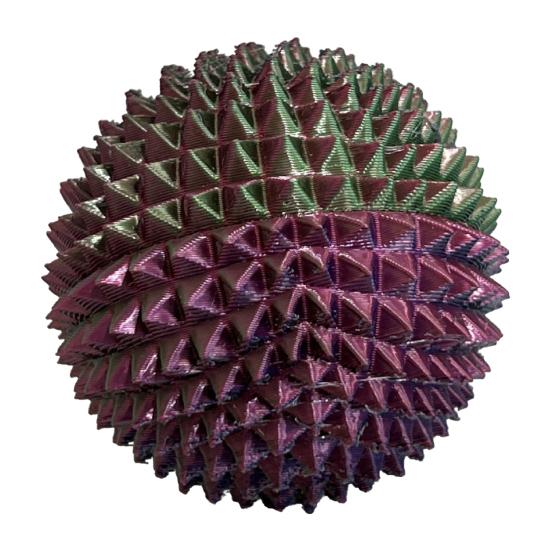 3D Printed Spiky Massage Ball Stress Relief Spiked Massager Roller Plantar Fasciitis Physical Therapy Hand Relief Tools
