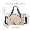 Nylon Pickleball Racket Shoulder Bag Large Capacity Pickleball Handbag  Outdoor Sports