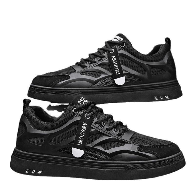 New Breathable Mesh Sports Casual Shoes Trendy Versatile Lightweight Wear-resistant Casual Shoes Trendy Shoes Summer Men's Shoes