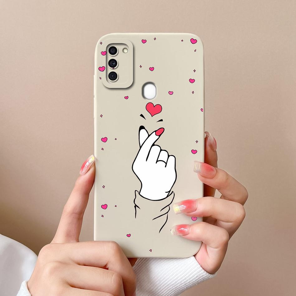 For Samsung A11 Phone Case Cute Butterfly Soft Liquid Silicone Camera Protection Back Cover For Galaxy A 11 Funda Capa Protector