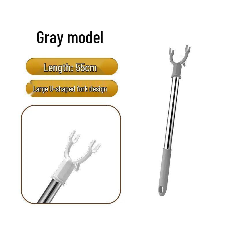 Telescopic Stainless Steel Clothes Drying Rack with Extension Rod