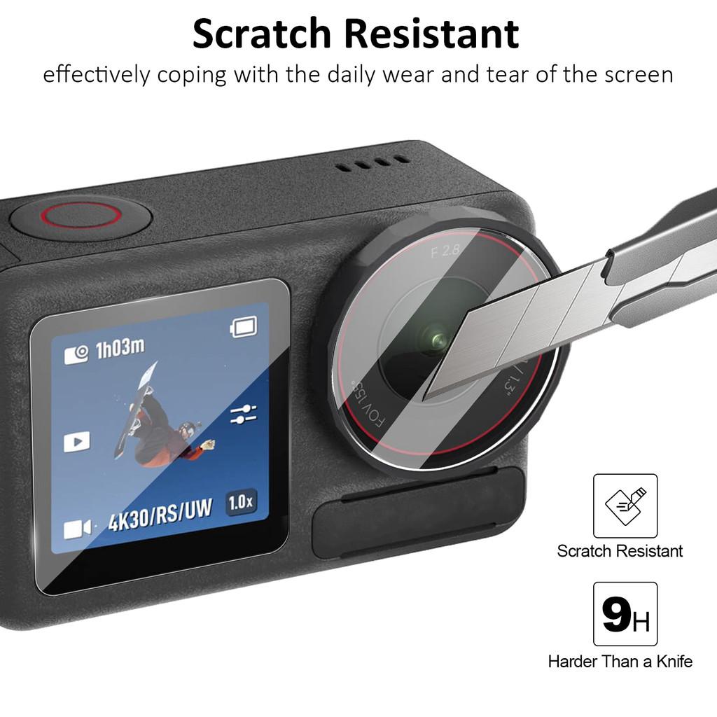 Screen Protector Glass for DJI Action 6 4 5Pro Tempered Glass Camera Lens Protective Film for DJI OSMO Action 6 Accessories