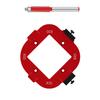 4 in 1 Woodworking Router Arcs Angle Positioning Template Corner Radius Routers Radius Jig Woodworking Positioning Tool