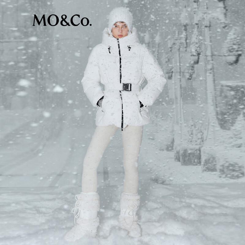 MO&Co. Women's Reversible Hooded Goose Down Jacket
