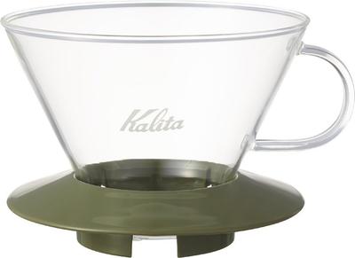 Coffee Wave Series Glass Dripper WDG-185 For 2~4 People Army Green #05110