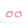 For Jeep Wrangler JK JKU 15-17 A Pillar Speaker Audio Ring Cover Trim Frame Pink