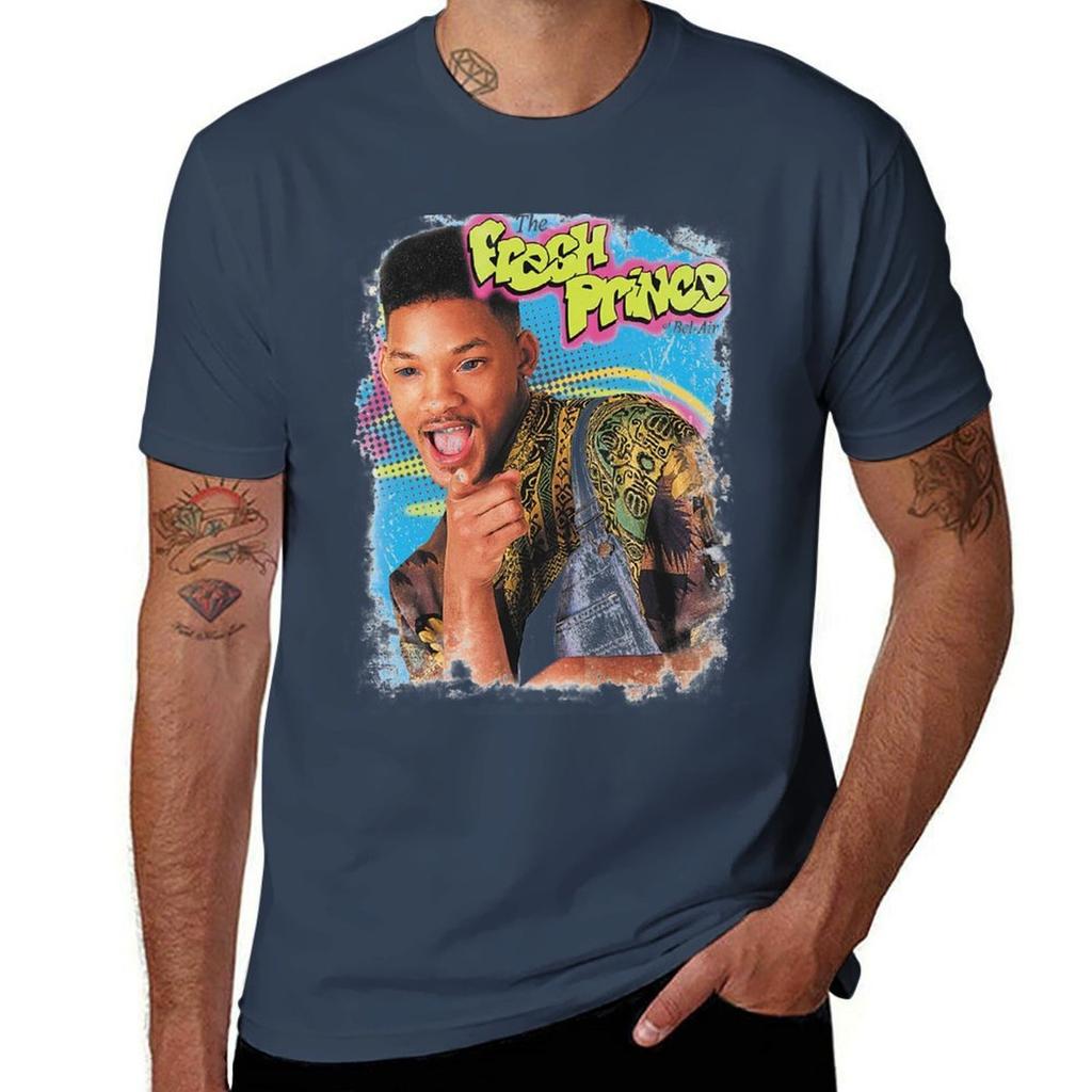 The Fresh Prince Of Belair White Gift For Fan Gift Tshirt Casual Graphic Print Tee Tshirt