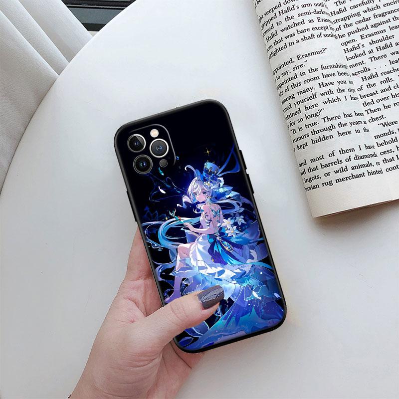 Genshin Impact Furina Phone Case for Motorola Moto Edge 60 60s 70 G86 G56 G54 E14 G04S G45 G54 G64 Pro Power Neo Fusion