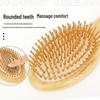 Nan Bamboo Comb Set for Kids: Air Cushion, Wide Tooth, and Pointed Tail Combs - Eco-Friendly and Gentle Massage.
