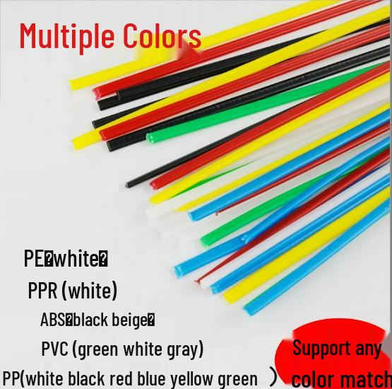 Colored Plastic Welding Rods for Car Bumper Repair - PP, PE, PVC, ABS, PPR (20/25cm)