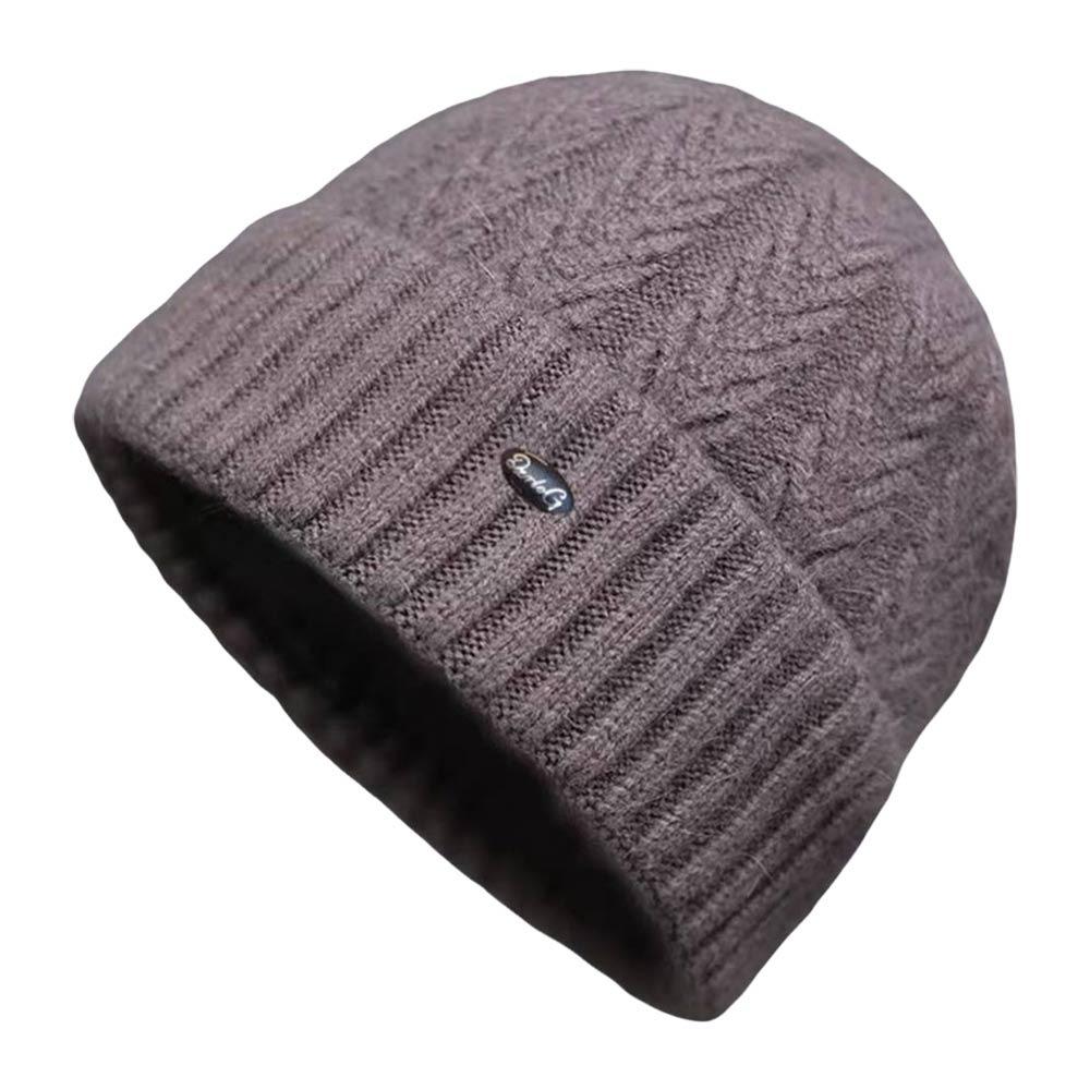 

Neck Warmer Middle-aged Mother Hat Thickened Knitted Hat Scarf Casual Beanie Hat Scarf for Women Grey/Hat