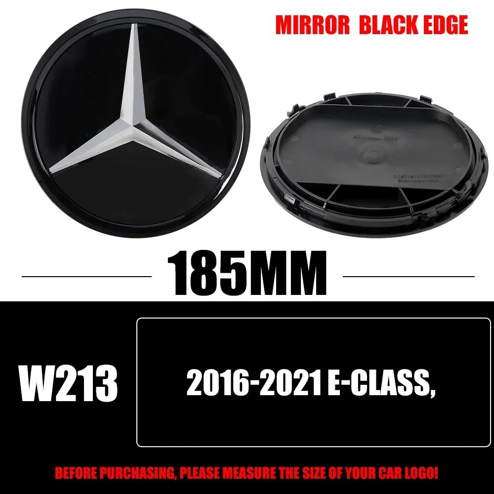 Heißer Autoaufkleber 185/205MM Auto Frontgrill Abzeichen Aufkleber Abdeckung Emblem Ersatz Zubehör für Mercedes Benz W204 W205 W206 W21