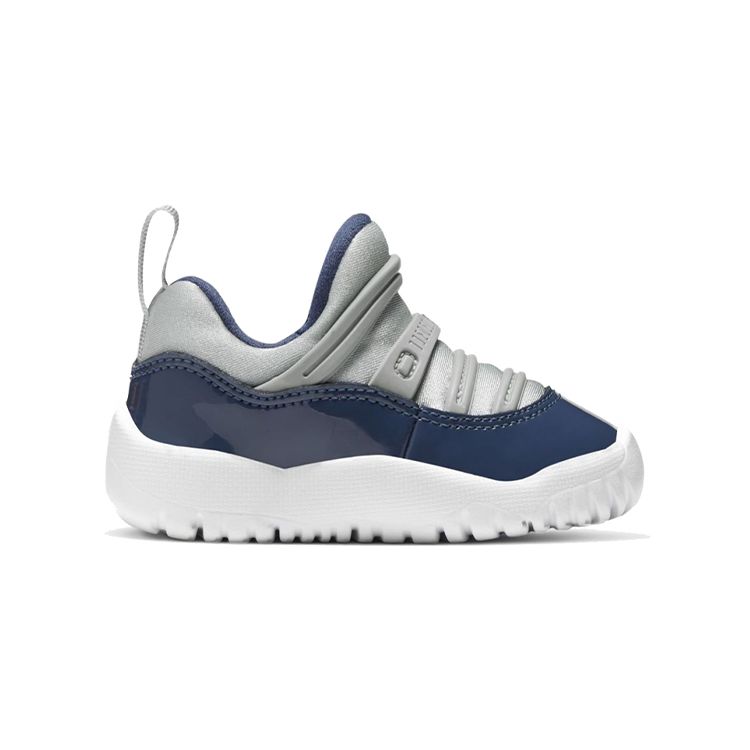 Jordan 11 Retro Little Flex TD Toddler Grey Blue Sneakers BQ7102-007