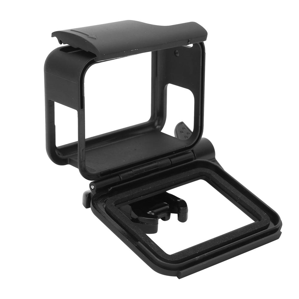 Fishine Beschermend Frame Case Shell voor GoPro Hero 5 6 7 Actiecamera Accessoires met Basis en Schroef black