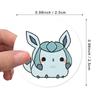 500pcs Roll Cartoon Pokemones Stickers Anime Diy Pvc Laptop Decals Decoration Stiker Children Reward Toy Girl Gift