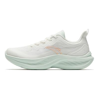 Feiyun Comfortable Versatile Shock Absorbing Lightweight Breathable Low Top Casual Training Running Shoes Women Sneaker White Green 922545577-1