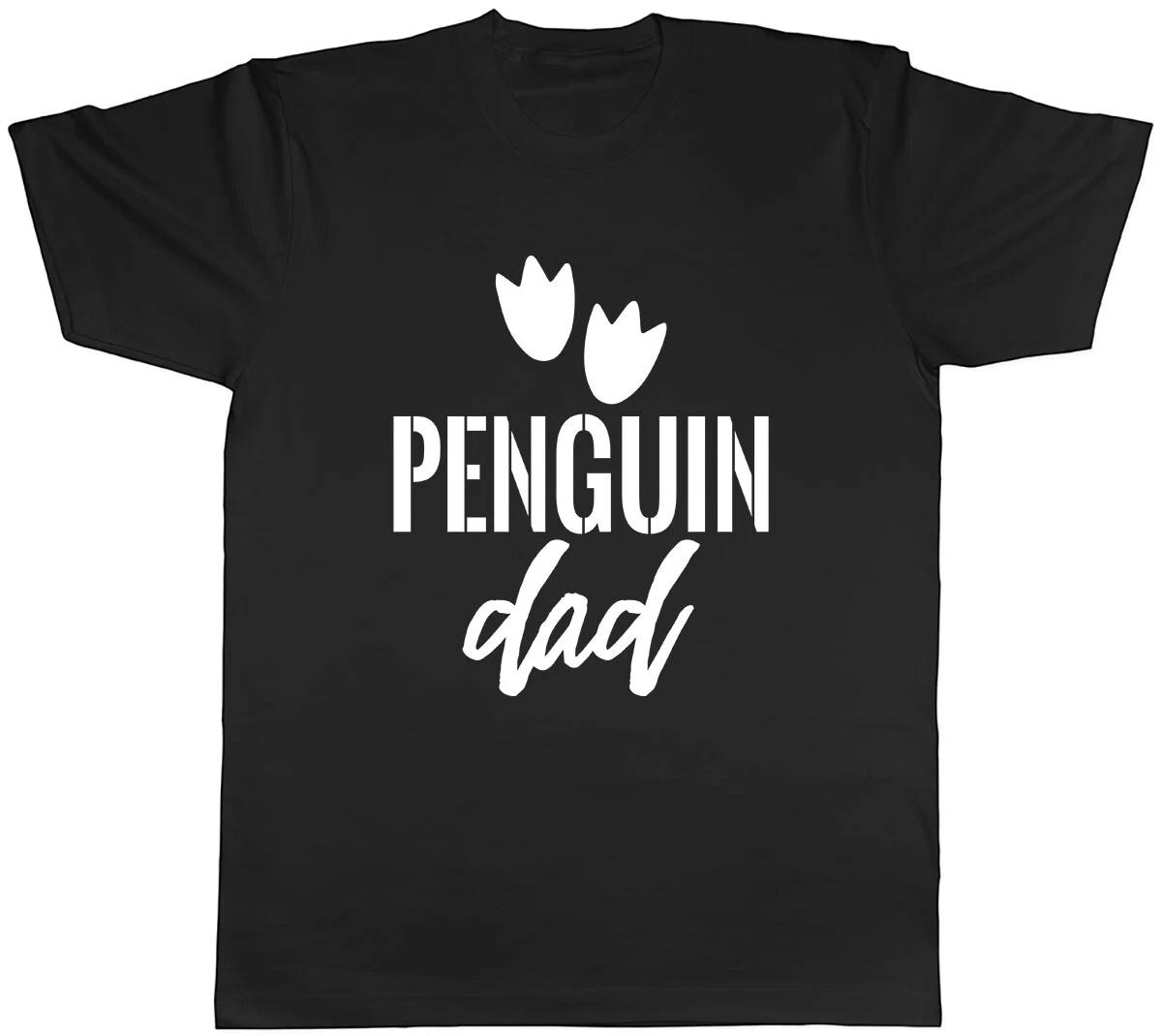 Penguin Dad Mens Unisex T-Shirt Tee M