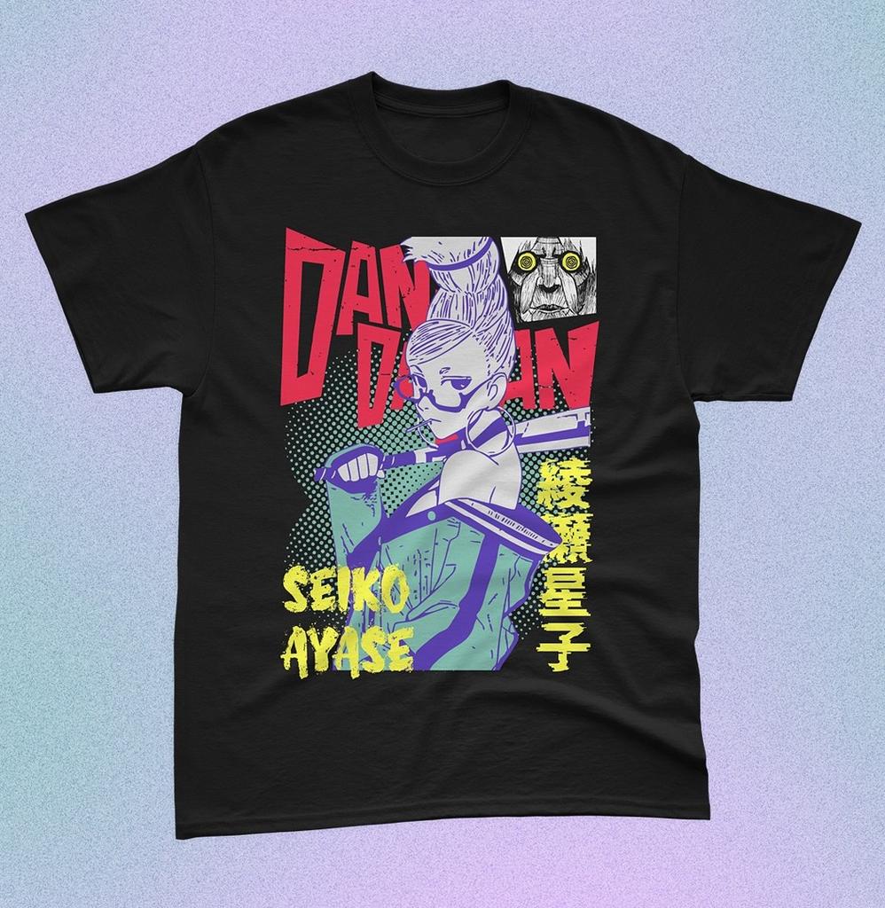 Anime Print Pattern Short-sleeved Retro High Street T-shirt Cotton Crew Neck Top Casual Loose Unisex Sports T-shirt Oversized