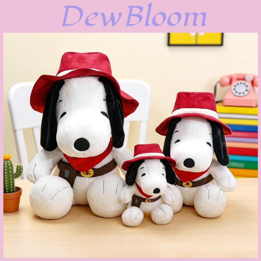 Denim Snoopy Plüschtier mit PP-Baumwollfüllung für Geburtstagsgeschenk und Schlafkissen