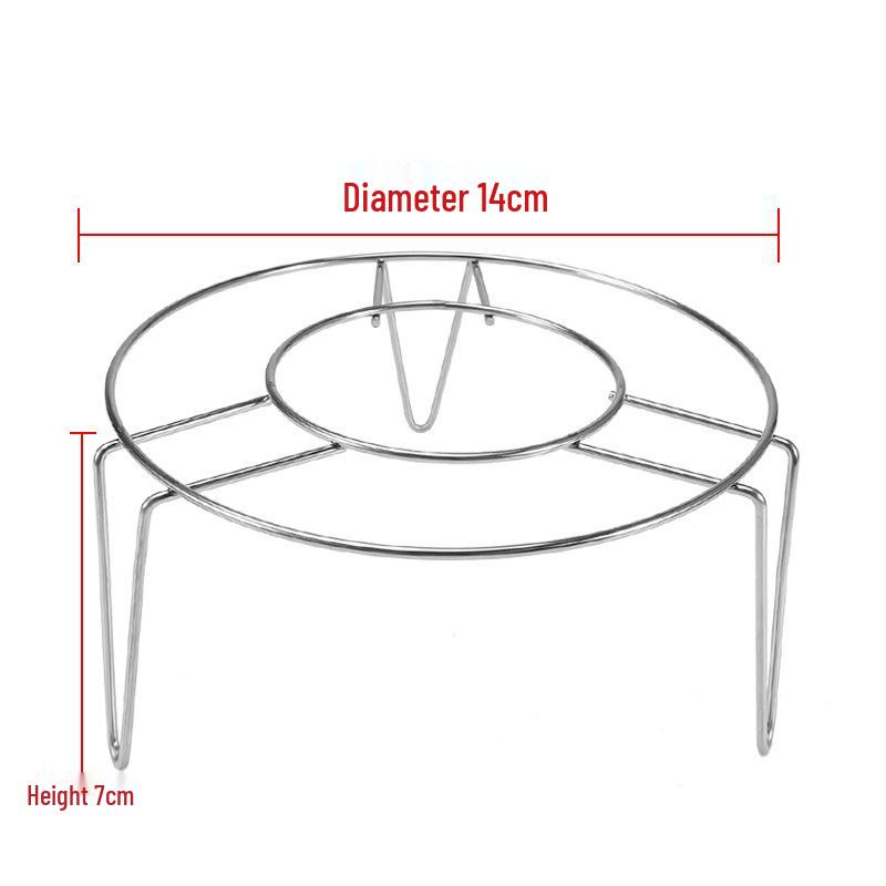 Stainless Steel Multifunctional Triangle Steamer Rack for Vegetables and Pot Storage