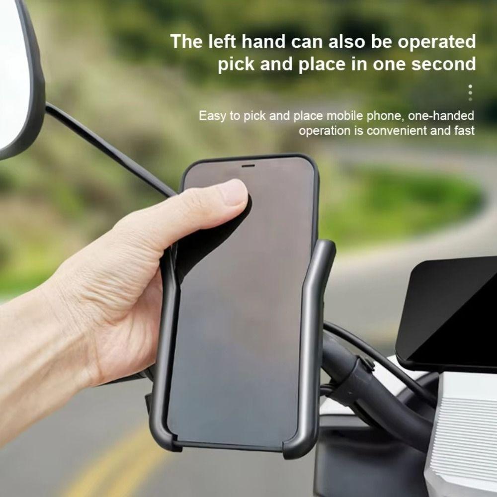 Baby Stroller Cellphone Holder Baby Pram 360° Rotate Phone Bracket Handfree Shockproof Mobile Phone Support Stroller Accessories